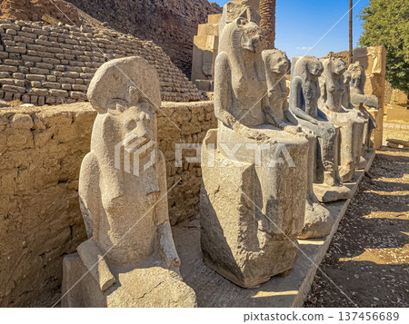 Karnak Temple is dedicated to the temple complex of Ancient Egypt. Thebes, Karnak, Luxor, Egypt Karnak Temple is dedicated to the temple complex of Ancient Egypt. Thebes, Karnak, Luxor, Egypt 137456689