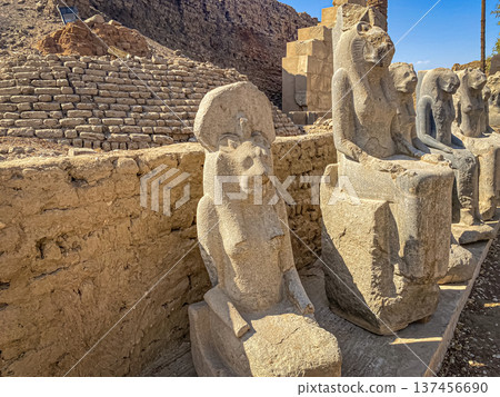 Karnak Temple is dedicated to the temple complex of Ancient Egypt. Thebes, Karnak, Luxor, Egypt Karnak Temple is dedicated to the temple complex of Ancient Egypt. Thebes, Karnak, Luxor, Egypt 137456690