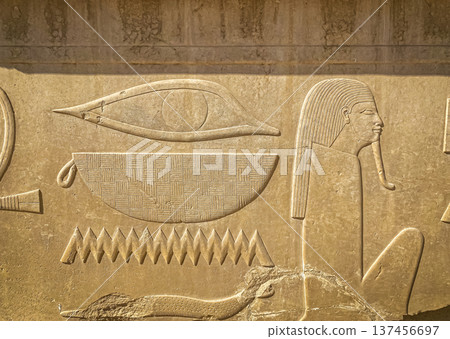 Karnak Temple is dedicated to the temple complex of Ancient Egypt. Thebes, Karnak, Luxor, Egypt 137456697