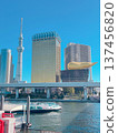 Sky Tree seen from the Sumida River 137456820