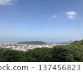 Town seen from the hill 137456823