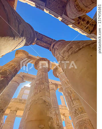 Karnak Temple is dedicated to the temple complex of Ancient Egypt. Thebes, Karnak, Luxor, Egypt Karnak Temple is dedicated to the temple complex of Ancient Egypt. Thebes, Karnak, Luxor, Egypt 137456861