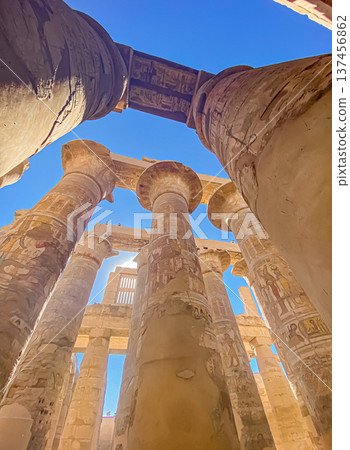 Karnak Temple is dedicated to the temple complex of Ancient Egypt. Thebes, Karnak, Luxor, Egypt Karnak Temple is dedicated to the temple complex of Ancient Egypt. Thebes, Karnak, Luxor, Egypt 137456862