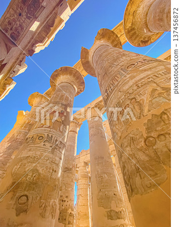 Karnak Temple is dedicated to the temple complex of Ancient Egypt. Thebes, Karnak, Luxor, Egypt Karnak Temple is dedicated to the temple complex of Ancient Egypt. Thebes, Karnak, Luxor, Egypt 137456872