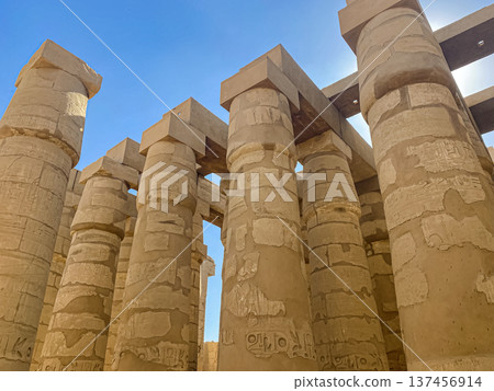 Karnak Temple is dedicated to the temple complex of Ancient Egypt. Thebes, Karnak, Luxor, Egypt Karnak Temple is dedicated to the temple complex of Ancient Egypt. Thebes, Karnak, Luxor, Egypt 137456914
