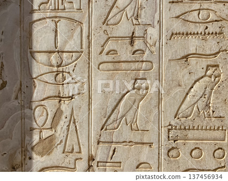 Karnak Temple is dedicated to the temple complex of Ancient Egypt. Thebes, Karnak, Luxor, Egypt 137456934