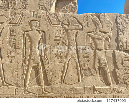 Karnak Temple is dedicated to the temple complex of Ancient Egypt. Thebes, Karnak, Luxor, Egypt 137457003