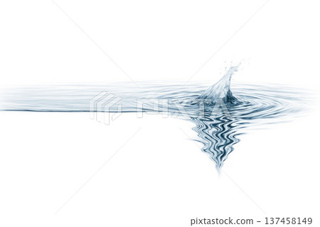 A drop of water turns into a whirlpool. Space for text. A drop of water turns into a whirlpool. Space for text. 137458149