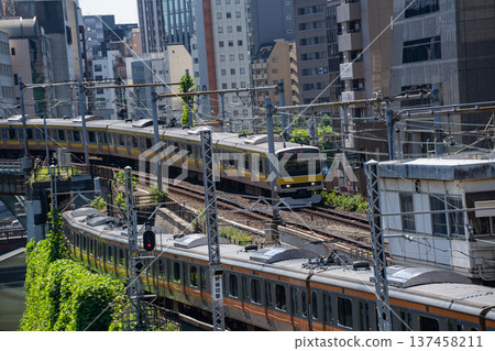 Sobu Line and Keiyo Line (Around Ochanomizu Station) Sobu Line and Keiyo Line (Around Ochanomizu Station) 137458211
