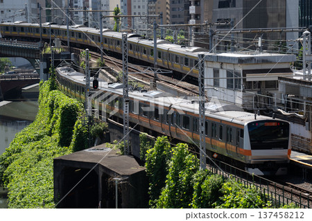 Sobu Line and Keiyo Line (Around Ochanomizu Station) Sobu Line and Keiyo Line (Around Ochanomizu Station) 137458212