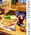 Hot sandwich lunch 137458569