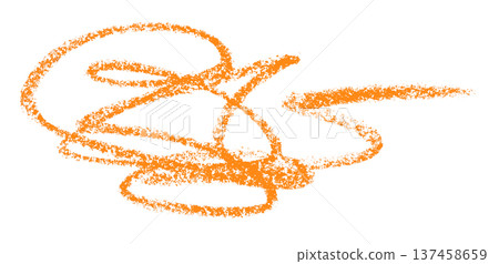 orange pencil strokes isolated on transparent background orange pencil strokes isolated on transparent background 137458659