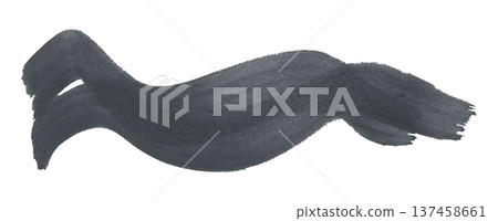 dark gray watercolor background. Artistic hand paint. Isolated on transparent background. dark gray watercolor background. Artistic hand paint. Isolated on transparent background. 137458661
