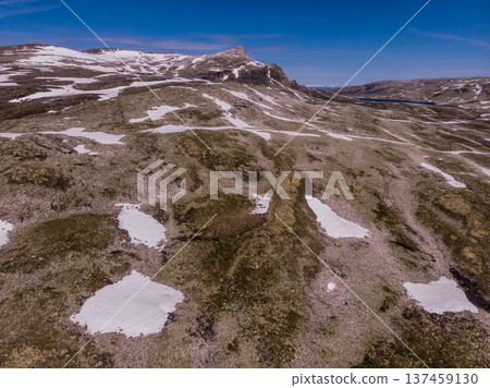 Mountains landscape. Norwegian scenic route Aurlandsfjellet Mountains landscape. Norwegian scenic route Aurlandsfjellet 137459130