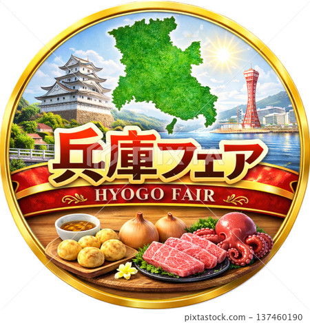 Hyogo Fair Wallpaper, Hyogo Fair Badge, Kobe Gourmet, Hyogo Gourmet, Promotional Poster/Autumn Appetite, A3 137460190