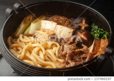 Sukiyaki Udon Sukiyaki Udon 137460297