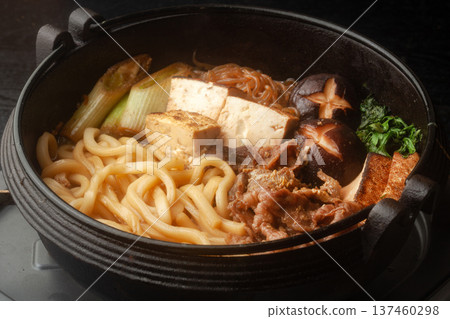 Sukiyaki Udon Sukiyaki Udon 137460298