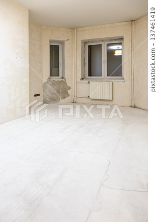 rough room during city apartment renovation rough room during city apartment renovation 137461419