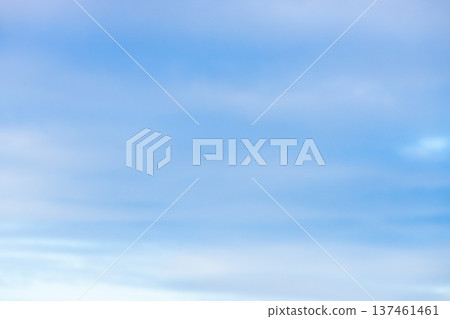 blue cloudy sky in sunny winter day 137461461