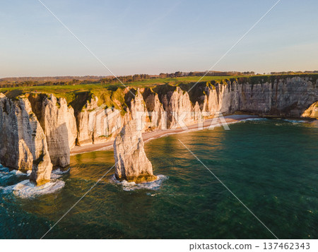Cliffs and Waters of Etretat Cliffs and Waters of Etretat 137462343