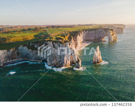 Cliffs and Waters of Etretat Cliffs and Waters of Etretat 137462358