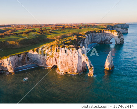 Cliffs and Waters of Etretat Cliffs and Waters of Etretat 137462414