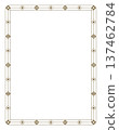 Geometric, abstract frames, decorative borders 137462784
