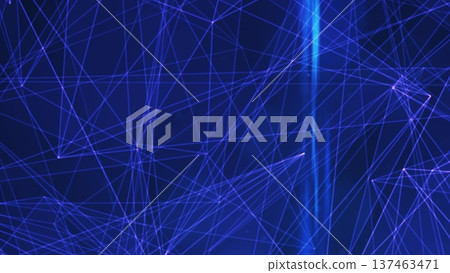 Digital network background with intersecting glowing purple lines 137463471