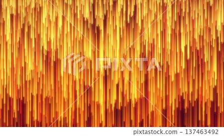 Abstract orange energy glowing lines raining down futuristic hi-tech background 137463492