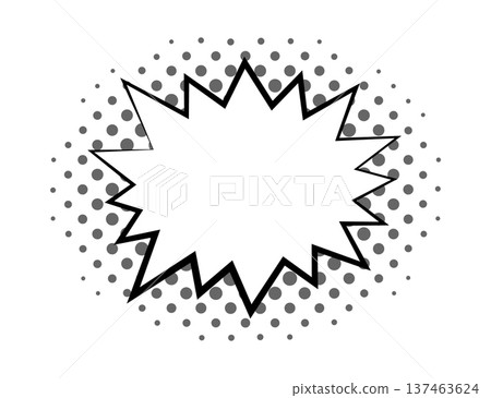 Comics book speech bubble, speech balloon or cartoon design element isolated on white background. Vector illustration Comics book speech bubble, speech balloon or cartoon design element isolated on white background. Vector illustration 137463624