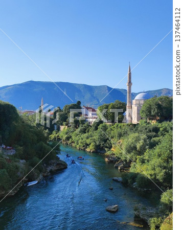 View of Neretva River, Mostar View of Neretva River, Mostar 137464112