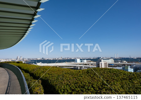 Scenery from hill park where harbor can be seen Scenery from hill park where harbor can be seen 137465115