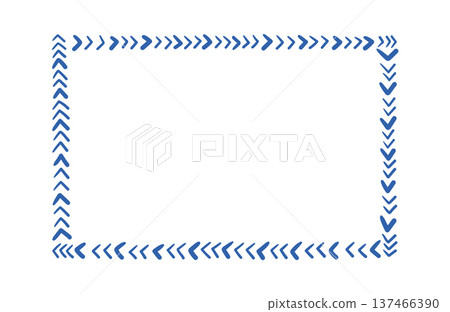 Arrow Frame Border Pattern Handdrawn Arrow Frame Border Pattern Handdrawn 137466390