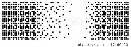 Pixel Halftone Transition Pattern Pixel Halftone Transition Pattern 137466420