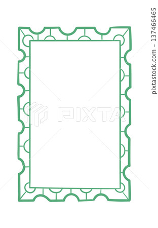 Stamp Frame Border Outline 137466465