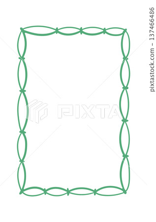 Frame Border Loop Pattern Frame Border Loop Pattern 137466486