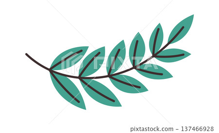 Greek lemon tree branch element Greek lemon tree branch element 137466928