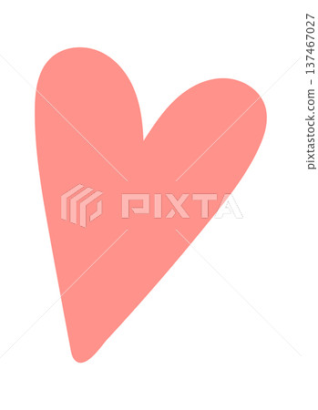 Cute heart Happy Easter sticker Cute heart Happy Easter sticker 137467027