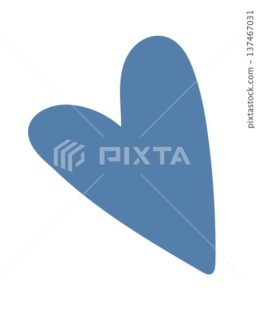 Happy Easter heart decorative element Happy Easter heart decorative element 137467031