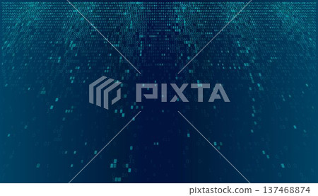 Binary Horizon - Abstract Digital Data Stream and Cyber Security Network Interface Binary Horizon - Abstract Digital Data Stream and Cyber Security Network Interface 137468874