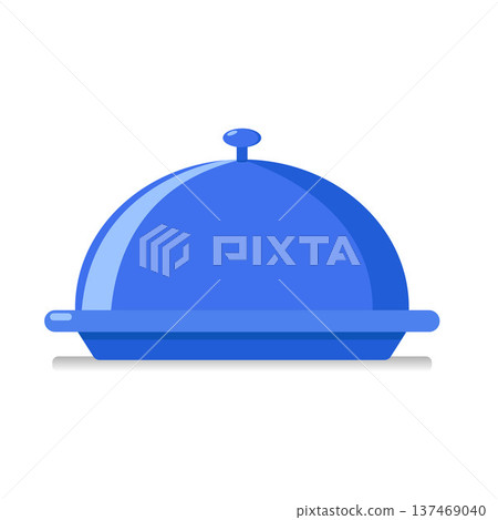 Waiter serving trays set for restaurant catering hospitality service 137469040