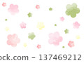 Spring flower background illustration 137469212