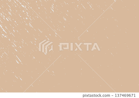 Beige pastel background with rough or dusty grainy texture. Old vintage grunge surface for canvas or layout design. Abstract wallpaper with distress effect. Vector graphic illustration 137469671