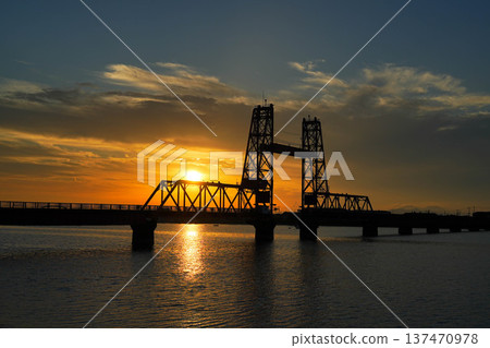 築後川上升橋 137470978