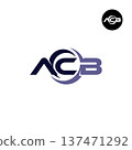 Letter ACB Logo Design Readymade Initial 137471292
