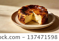 Melty Basque Cheesecake | Simple Dessert Ingredients 137471598