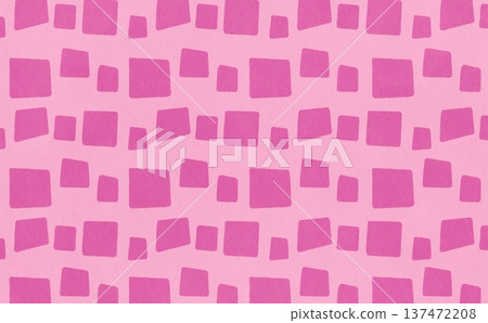 Randomly arranged square pattern (pink x pink) Randomly arranged square pattern (pink x pink) 137472208