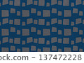 隨機排列的方形圖案（灰色 x 藏青色） 137472228