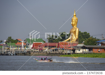 THAILAND NONTHABURI PAK KRET WAT BANGCHAK BUDDHA THAILAND NONTHABURI PAK KRET WAT BANGCHAK BUDDHA 137472638