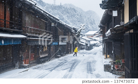 Tsumago-juku (winter) 137473072
